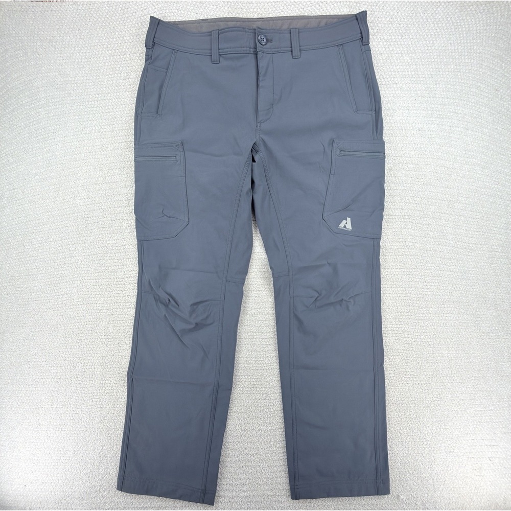 Eddie Bauer First Ascent Guide Pro Pants Mens 36x32 Blue Stretch Cargo Hiking